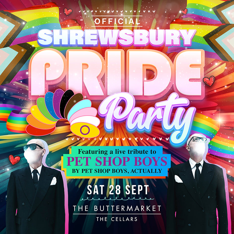 Pet Shop Boys, Actually – Official Shrewsbury Pride Party 🏳️‍🌈 🏳️‍⚧️