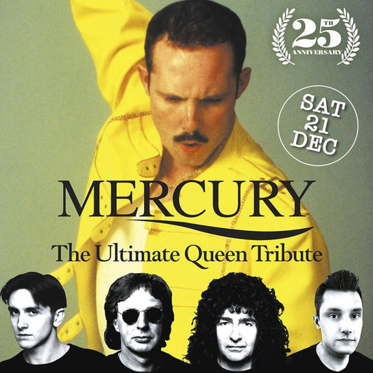 QUEEN’S GREATEST HITS – starring MERCURY – the ultimate Queen Tribute