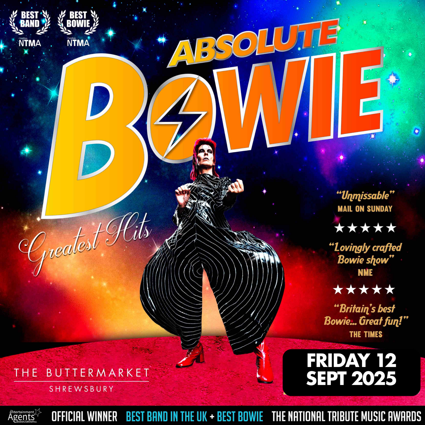 ABSOLUTE BOWIE BAND ⚡️ – the No.1 award-winning live tribute to DAVID BOWIE