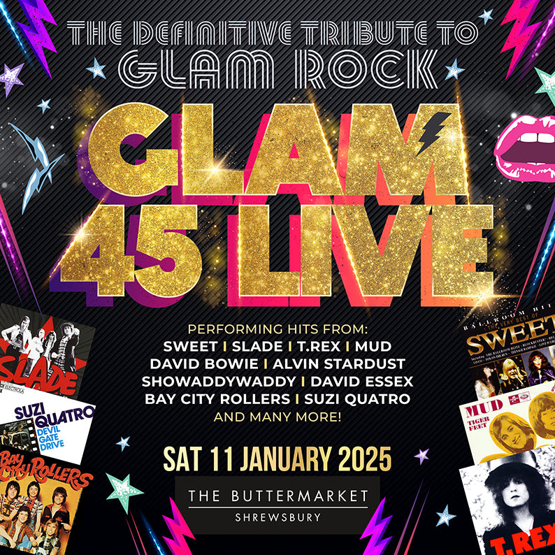 GLAM 45 LIVE- the ultimate GLAM ROCK SHOW💥