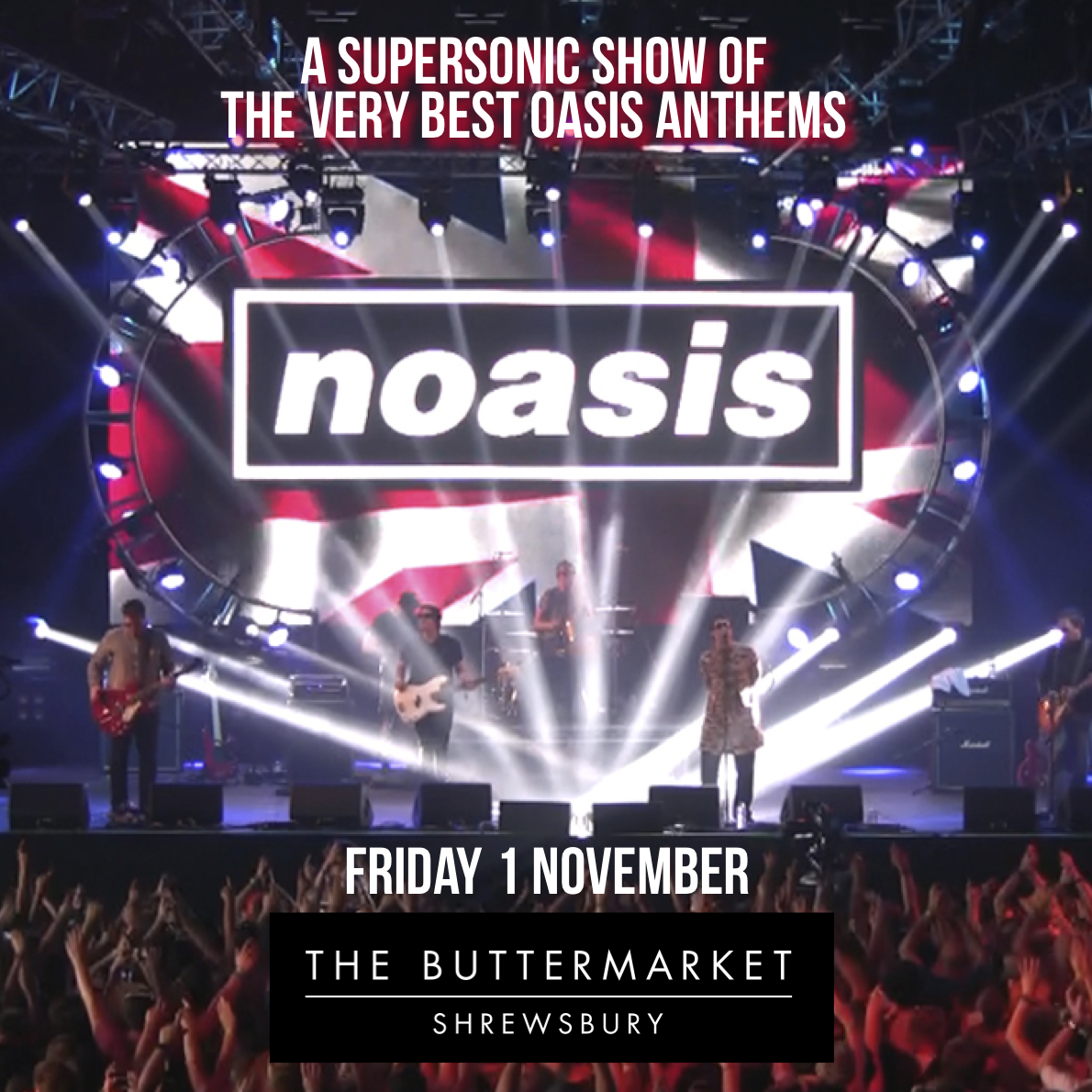 OASIS NIGHT – with NOASIS live – ‘The Definitive Oasis Tribute Band’