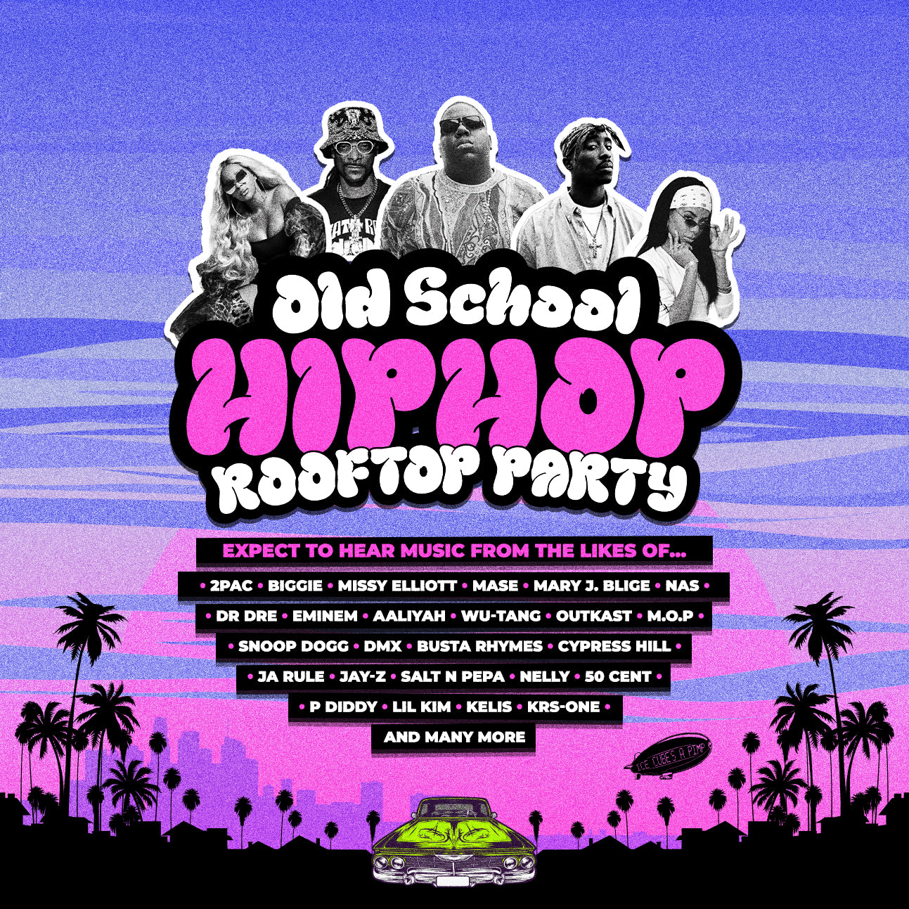 Old School Hip Hop Rooftop Party presented by 'Can I Kick It' ☀️