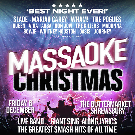 MASSAOKE CHRISTMAS LIVE - IT'S THE ULTIMATE LIVE CHRISTMAS SING-A-LONG!